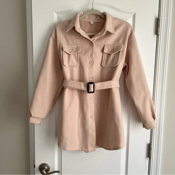 Light pink button up - Picture 4 of 6